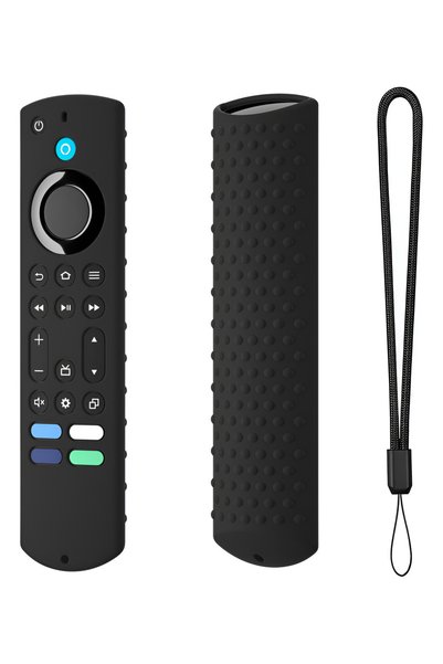 Choice8 غطاء جهاز التحكم عن بعد باللون الأسود لـ Fire TV Stick 4K Max الجيل ا...
