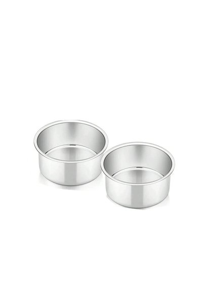 Choice 2pcs 1/2/4/6pcs Fixed 4-Inch Cake Mold Aluminum Solid Base Small Cake ...