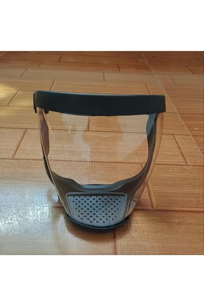 Choice black Full-Face Transparent Protection Mask with Adjustable Buckle - R...
