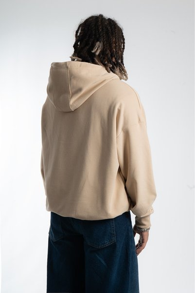 No Future Street Style Half Zip Oversize Erkek Hoodie NF0336BJ