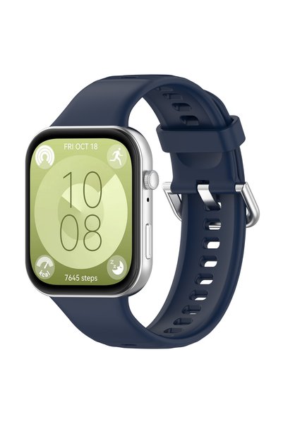 Choice18 for Huawei Fit 3 4 midnight bluue Silicone Sport Band For Huawei Wat...