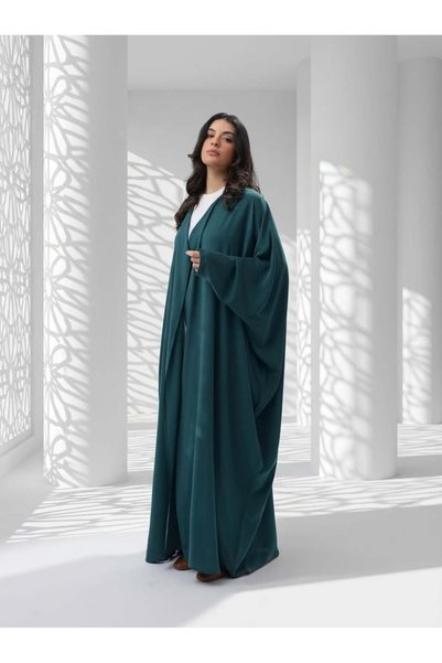 OMES Abaya with Butterfly Cut-Out Embroidery in Special Fabric - Size 56