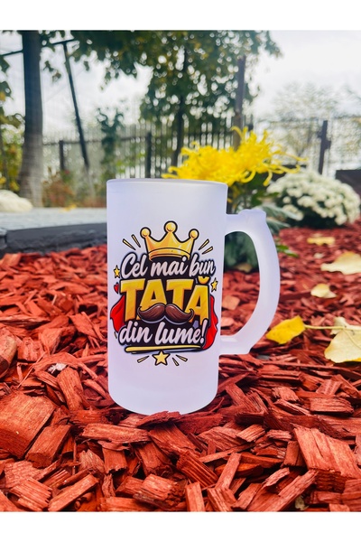 Arka9 Halbă personalizată „Cel mai bun TATĂ din lume!” – 500 ml