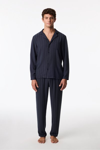 Penti Erkek Mountain Sky Pantolon Uzun Kollu Pijama Takımı