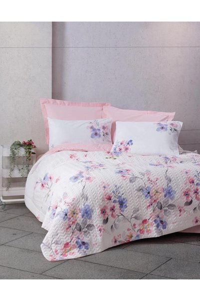 Cotton Box Double Complete Set Jayda Pembe