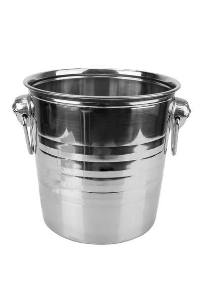 Choice Silver Wine Beer Cooler Bucket 5L Stainless Steel Ice Cube Maker For K...