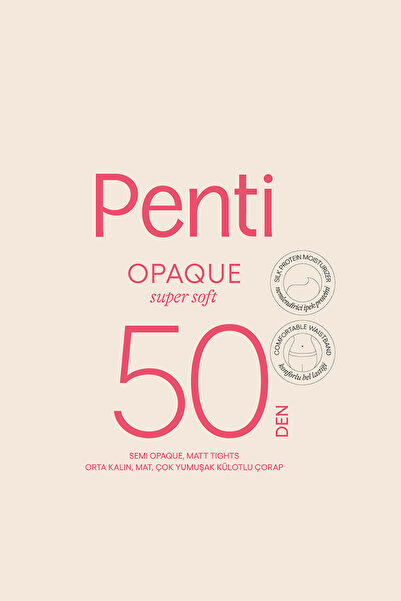 Penti Opaque 50 Wine Color Pantyhose