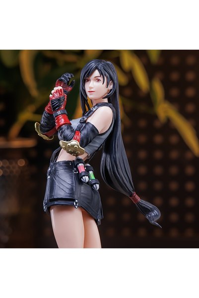 Choice WHITE ff7 Tifa Tifa Female Fighter Anime Statue Figure Ornaments Small...