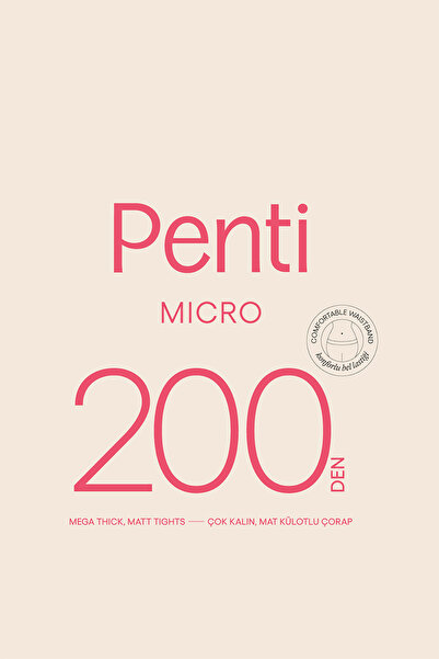 Penti Chiloți negri Micro 200-Pentilicious