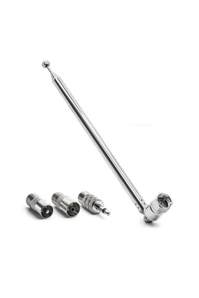 Choice A FM Radio Antenna 1 Set FM Telescopic Antenna 75 Ohm F Type Male Plug...