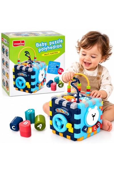 Twisoo Baby Puzzle Polyhedron Activity Cube for Toddlers, Educational Sensory...