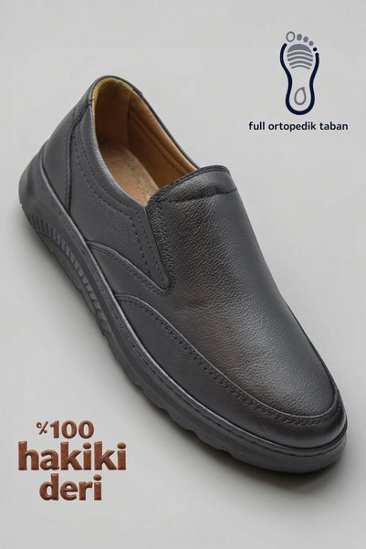 ISPARTALILAR 1387 Full Orthopedic Sole 100% Genuine Leather Men's Shoes Lacel...