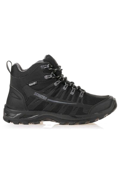 Scooter Foton Men's Black Waterproof Textile Outdoor Boots M5551ts