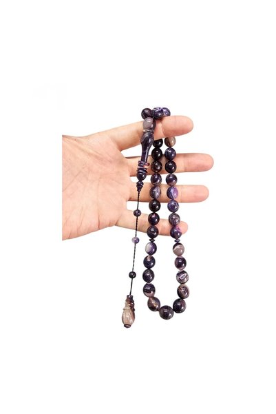 leblebi tesbih Large Size Crimped Amber Prayer Beads Lt1513