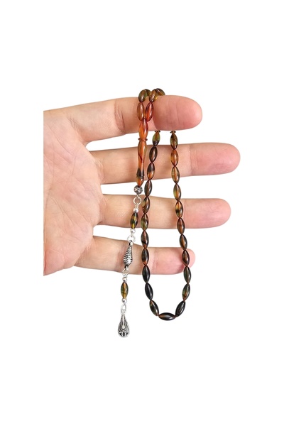 leblebi tesbih Small & # 8211; Small Size Fire Amber Prayer Beads Lt1441