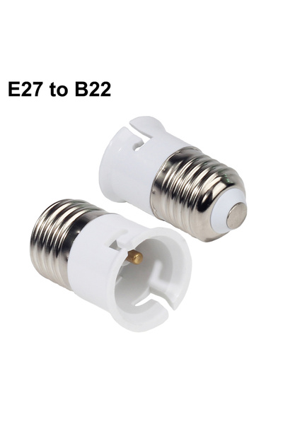Choice9 محول قاعدة مصباح E27 إلى B22، قطعة واحدة، من E27 ذكر إلى E14 G9 E12 B...
