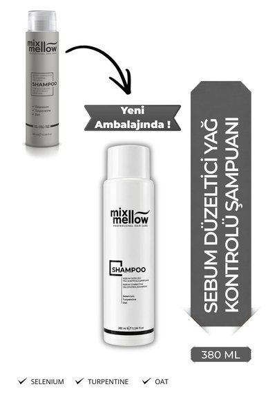 Mixmellow Sebum Corrector Oil Control Shampoo - Sebum Corrector Oil Control S...