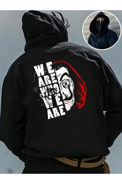 ship master Unisex Kar Masked Ninja Fleece Sweatshirt Cardigan – 3 Thread Thi...