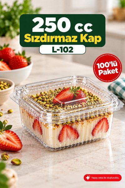 EYMER 250 cc Sızdırmaz Kap L-102 pk 100'lü