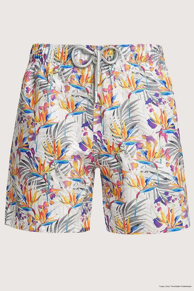 SMILE Lawai Gray Swim Shorts