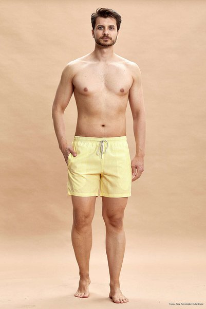 SMILE Saualus Yellow Swim Shorts