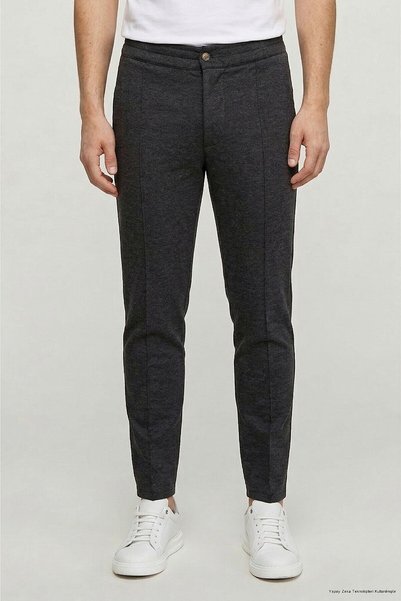 SMILE Hiwi Anthracite Cotton Sweat Pants
