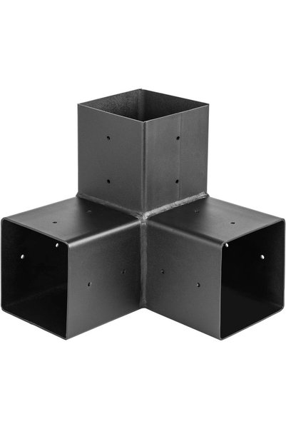BB 10x10x2,5mm Ahşap Kirişler Için pergola 3 Kollu Pergola Köşe Kiriş Braketi