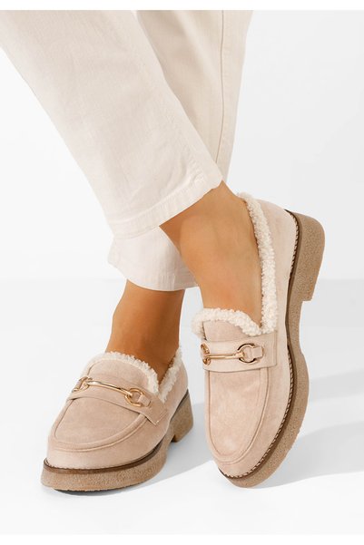 B T Shoes Mocasini dama Danissa bej