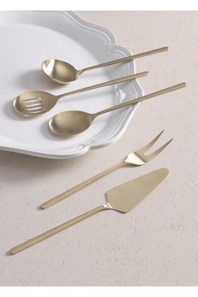 The Mia Giallo Service Kit Champagne Gold 5 Pieces