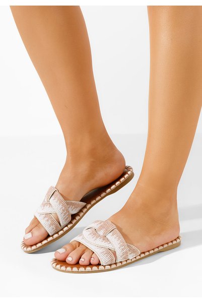 B T Shoes Papuci dama Cerissa bej