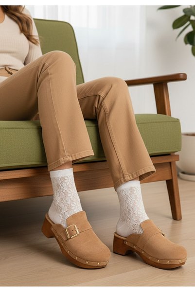 B T Shoes Saboti dama Advika V2 kaki