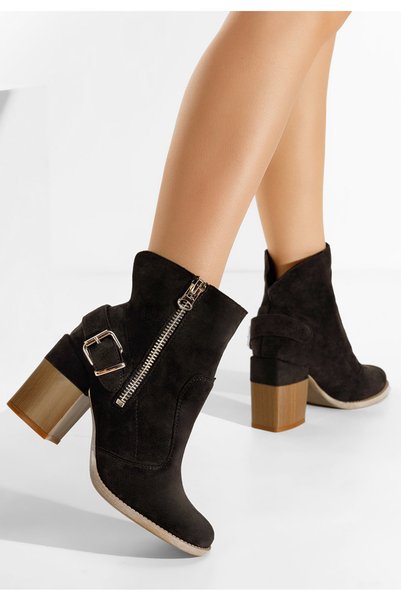 B T Shoes Botine dama Laroya negre