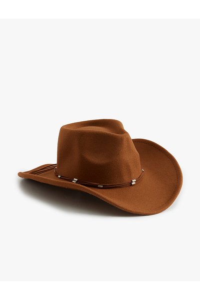 Koton Fedor Hat with Band Detail