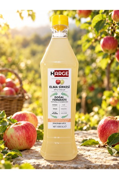 Doğal Bizden Doğal Fermante Elma Sirkesi Yumuşak Içim 1000ml Pet