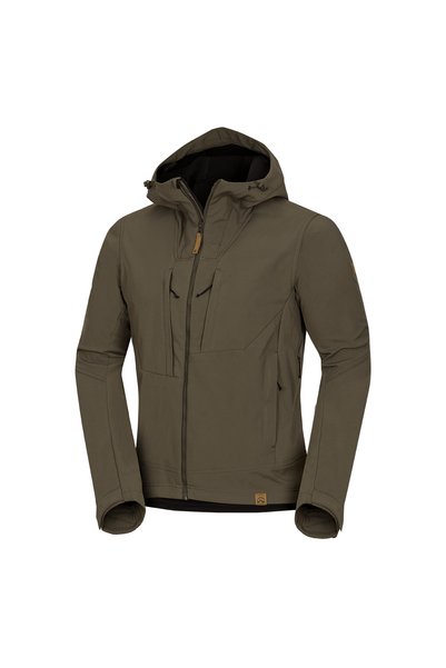 NORTHFINDER AUGUST – jachetă de drumeție softshell pentru bărbați, Verde