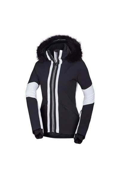 NORTHFINDER ZELLA – jachetă de schi softshell pentru femei, Negru