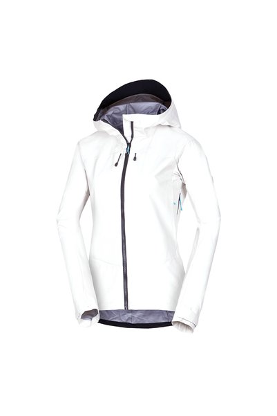 NORTHFINDER SHYANN – jachetă de drumeție softshell pentru femei, Alb