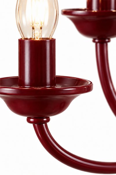 Apliqa Junny 8li Bordo Renkli Çocuk Odası, Salon Avize