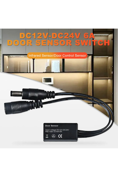 LEKOLED KAPAK SENSOR MOBİLYA DOLAP YÜZEY MONTAJ 12-24V 6A