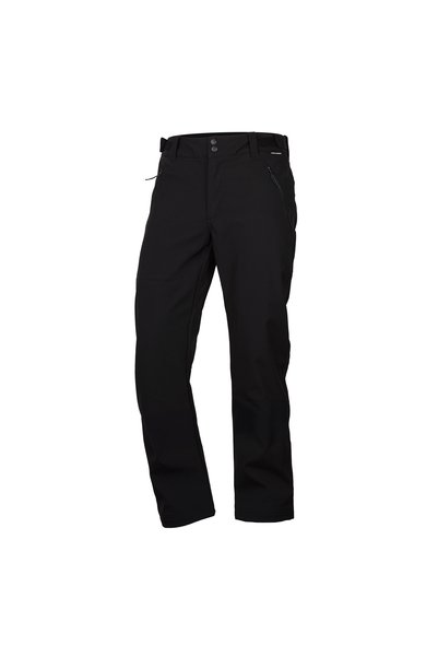 NORTHFINDER LEW – pantaloni de drumeție softshell pentru bărbați, Negru