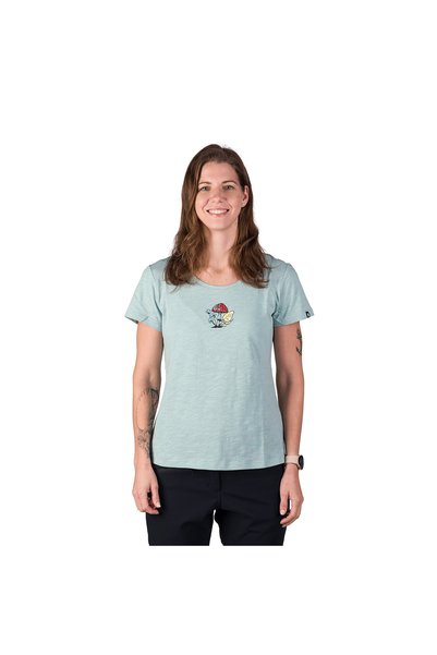 NORTHFINDER GRACIANA – tricou din bumbac organic de drumeție pentru femei, Al...