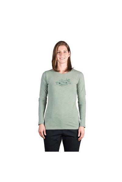 NORTHFINDER IYANA – tricou din bumbac organic de drumeție pentru femei, Verde