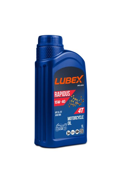 Lubex Rapidus 15w/40 1 Lt - 4 Zamanlı Motosiklet Yağı