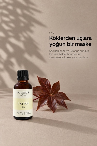Polente Natural Hint Yağı - %100 Saf, Soğuk Sıkım (50 ml)