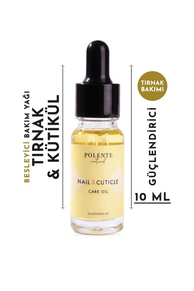 Polente Natural Tırnak & Kütikül Bakım Yağı - Besleyici, Güçlendirici (10 ml)