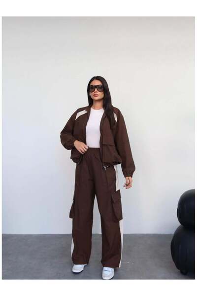 ESRAHELVACI Hooded Parachute Tracksuit Set