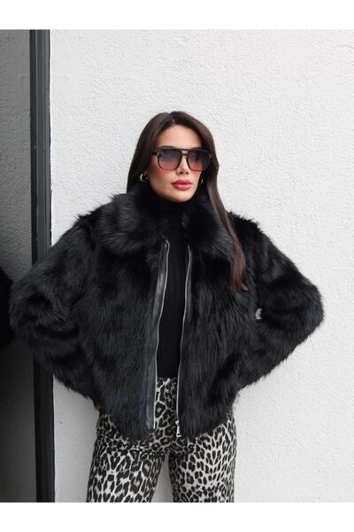ESRAHELVACI Zipper Detail Imported Fur