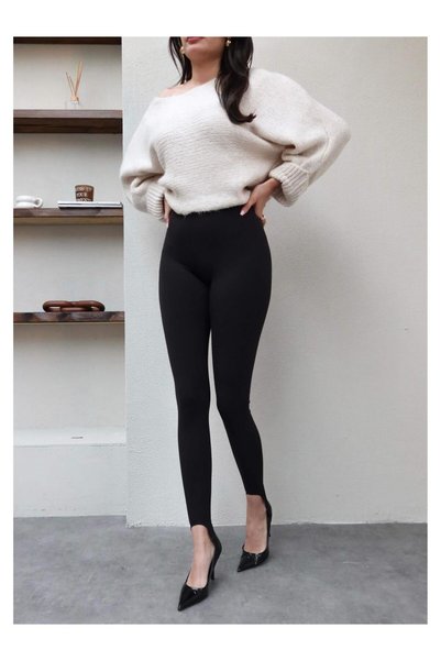 ESRAHELVACI Leggings Fuzo cu talie înaltă
