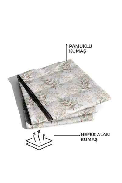 Elart Nevony %100 Pamuk Çift Kişilik Pike Yeşil