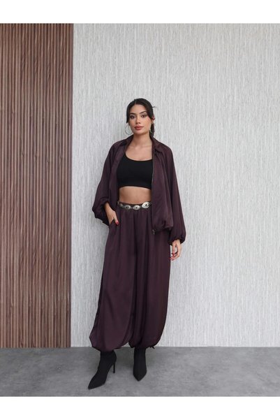 ESRAHELVACI Flowy Jacket Baggy Pants Set
